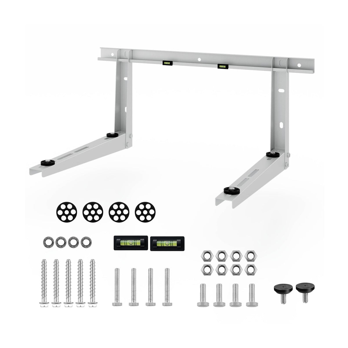Mini Split Wall Mount Bracket, 12000-24000 BTU, Silver Mini Split Air Conditioners Silver at Gallery Canada