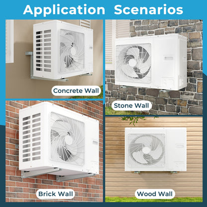 Mini Split Wall Mount Bracket, 12000-24000 BTU, Silver Mini Split Air Conditioners at Gallery Canada