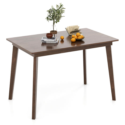 48 Inch Wooden Dining Table, For 4 People, Brown Dining Tables Brown at Gallery Canada