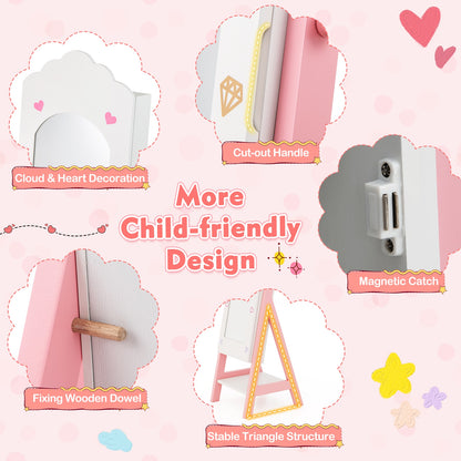 Kids Jewelry Organizer, Full Length Mirror Drawers, White Kids Vanities at Gallery Canada