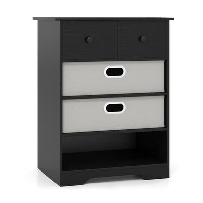 4-Drawer Dresser, Modern Chest Storage Organizer, Black Cabinets & Chests at Gallery Canada