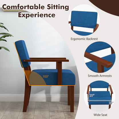 Linen Accent Chair, Soft Padded Seat, Blue Sofas & Loveseats at Gallery Canada