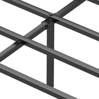 Full Size Platform Bed With Headboard, Metal Frame, Black Simple Bed Frame at Gallery Canada