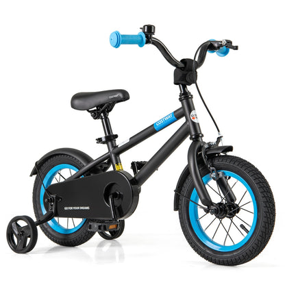 Kids Bike, Adjustable Handlebar, Saddle, 12 Inches, Black Kids Bike Black at Gallery Canada