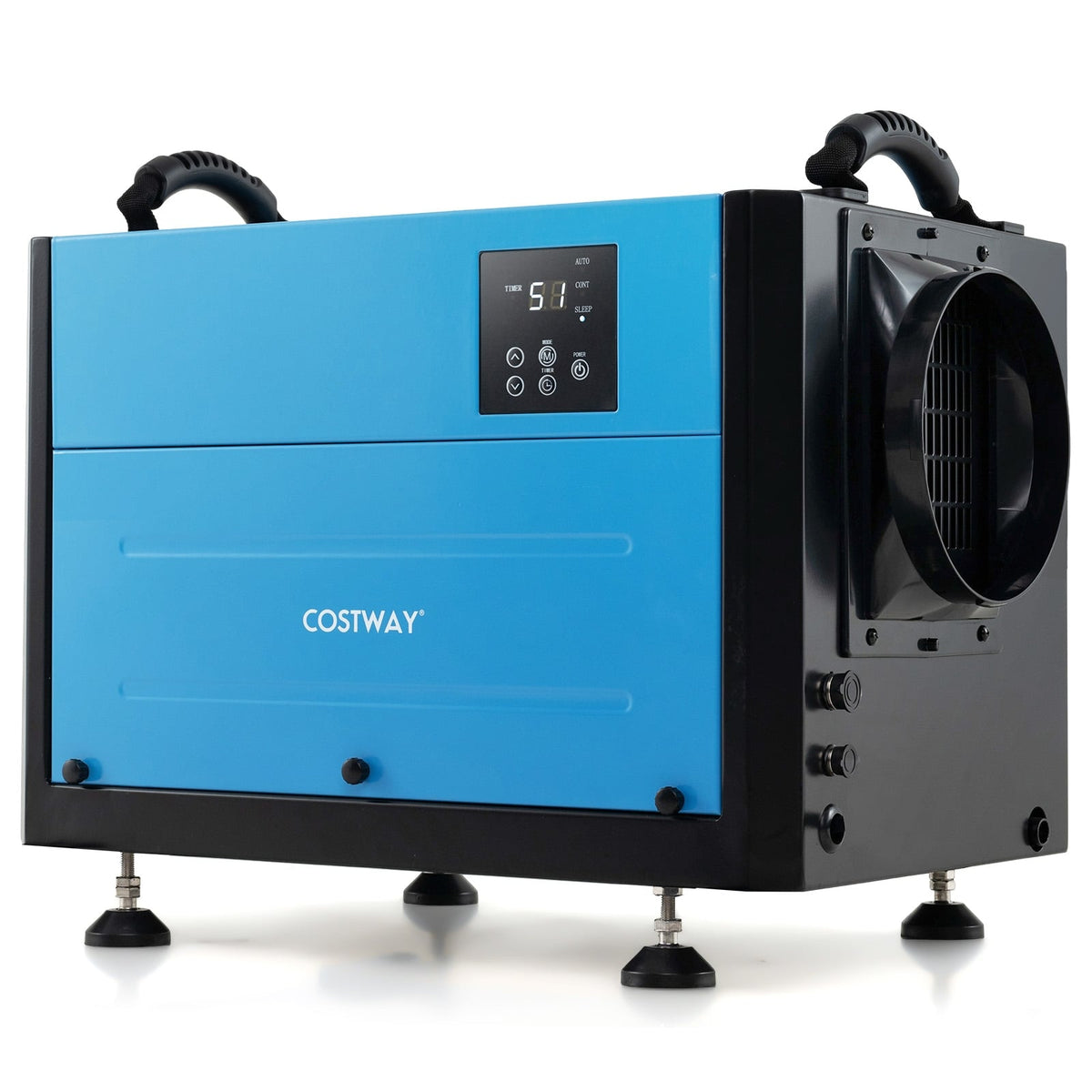 124 Pint Crawl Space Dehumidifier, 3 Modes, 24H Timer, Blue Dehumidifiers Blue at Gallery Canada