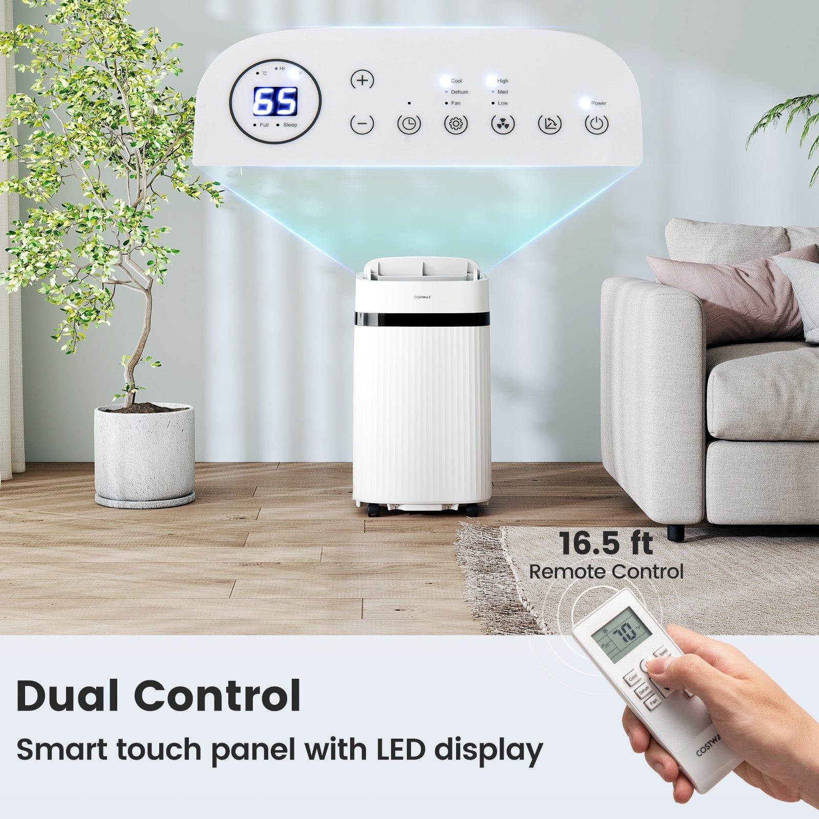 12000 BTU Portable Air Conditioner, 3 In 1, White Portable Air Conditioners at Gallery Canada
