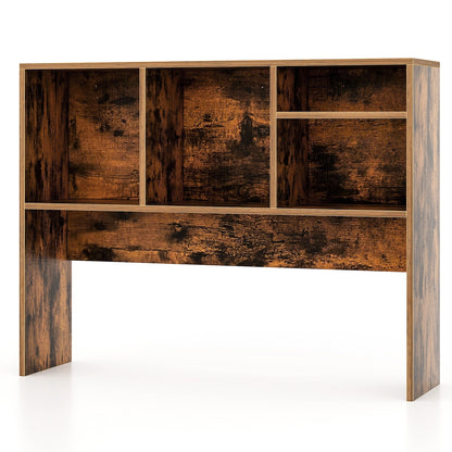 Computer Desktop Bookcase, 4 Cubbies, Open Back Compartment, Coffee Bookcases at Gallery Canada