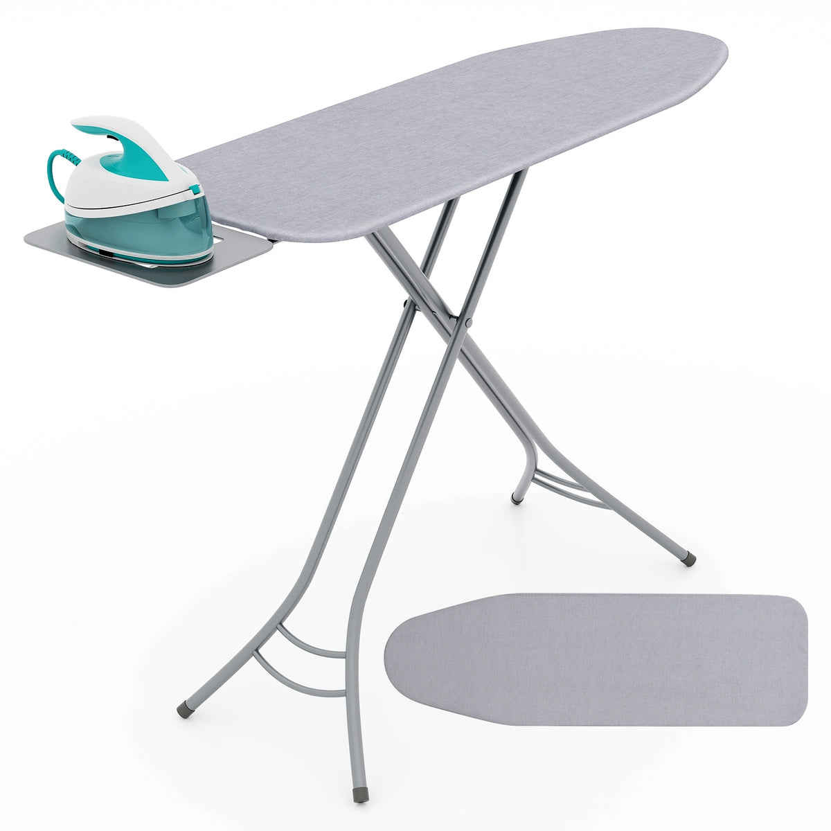 Foldable Ironing Board With Iron Rest, Adjustable Height, Gray Dryers at Gallery Canada