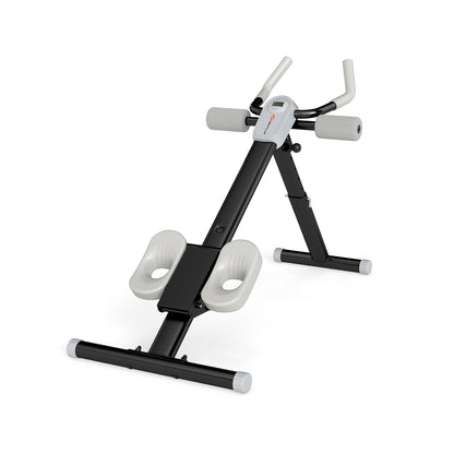 Adjustable Abdominal Trainer, Foldable Ab Cruncher, Black Rowing Machines Black at Gallery Canada