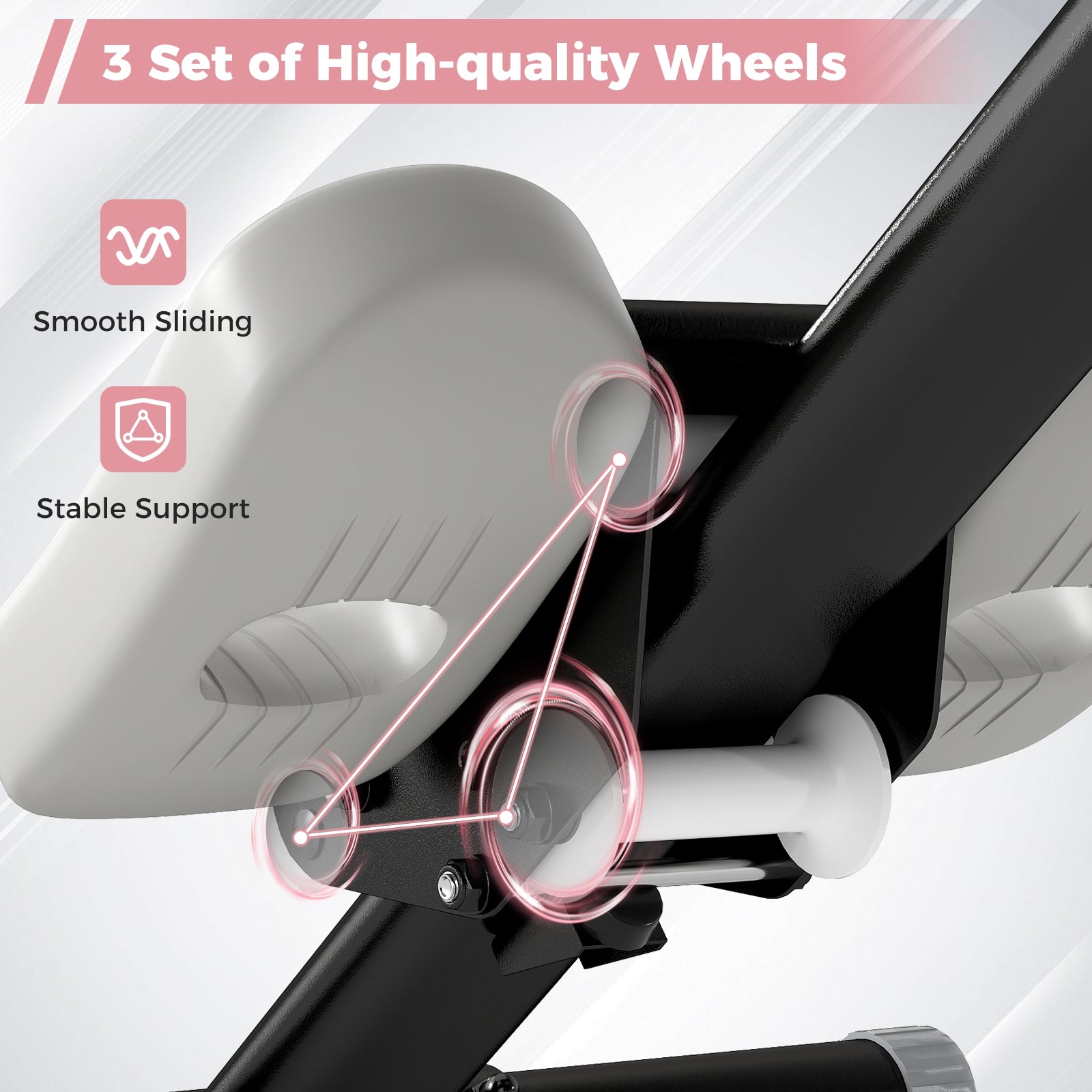 Adjustable Abdominal Trainer, Foldable Ab Cruncher, Black Rowing Machines at Gallery Canada