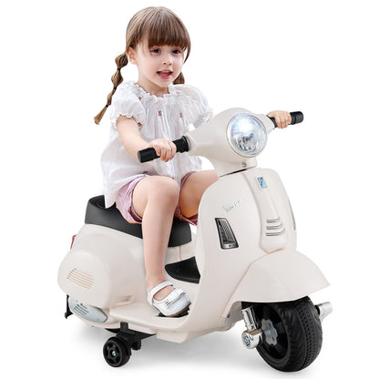 Kids Ride On Motorcycle With LED Headlight, Horn Sound, White Powered Ride On Toys at Gallery Canada