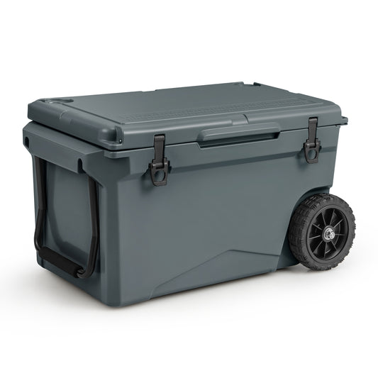 75 Quart Portable Cooler, Rotomolded Ice Chest, Gray Coolers Gray at Gallery Canada