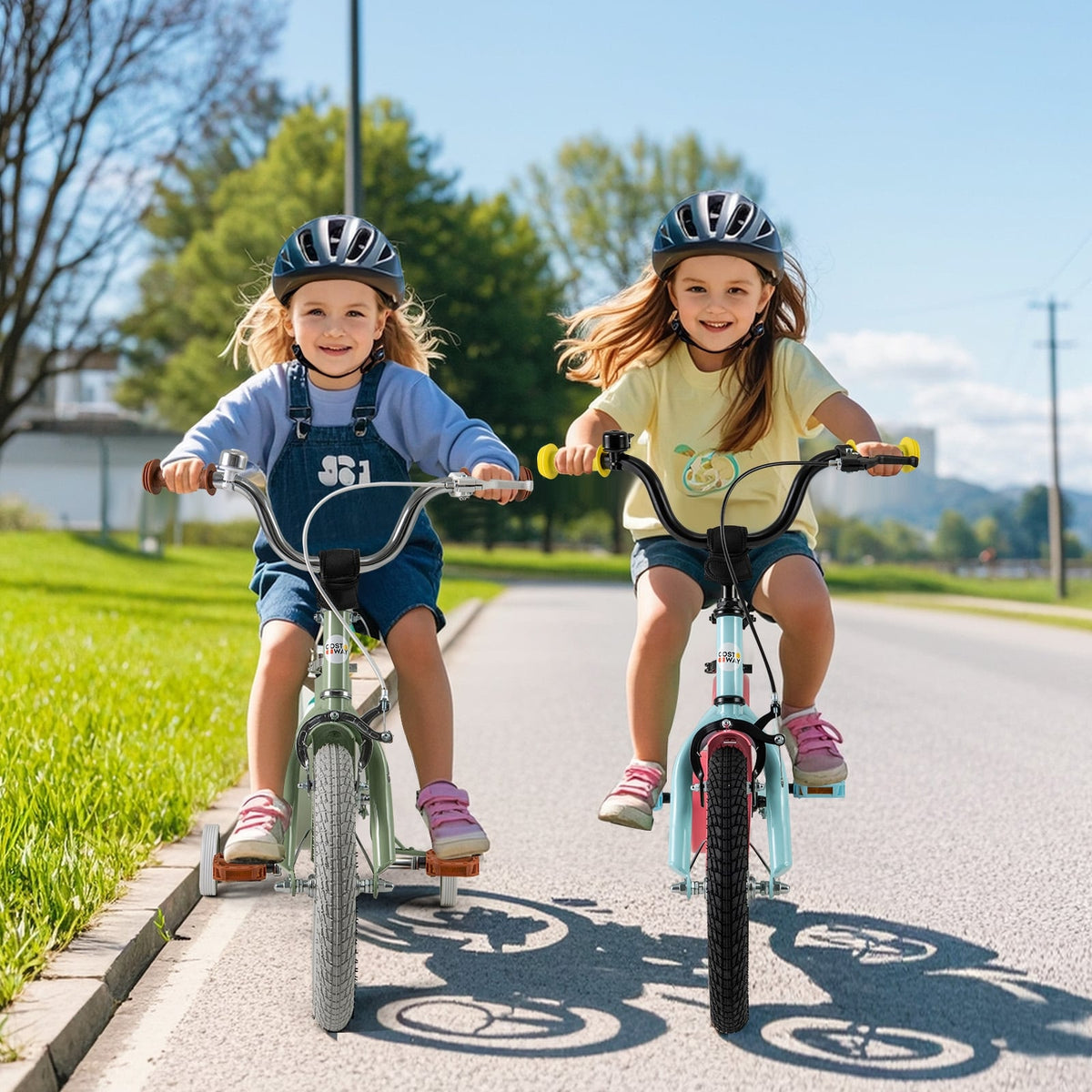 Kids Bike, Adjustable Handlebar And Saddle, 16 Inches, Blue Kids Bike at Gallery Canada