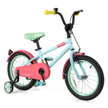 Kids Bike, Adjustable Handlebar And Saddle, 16 Inches, Blue Kids Bike Blue at Gallery Canada