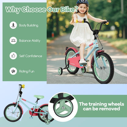 Kids Bike, Adjustable Handlebar And Saddle, 16 Inches, Blue Kids Bike at Gallery Canada