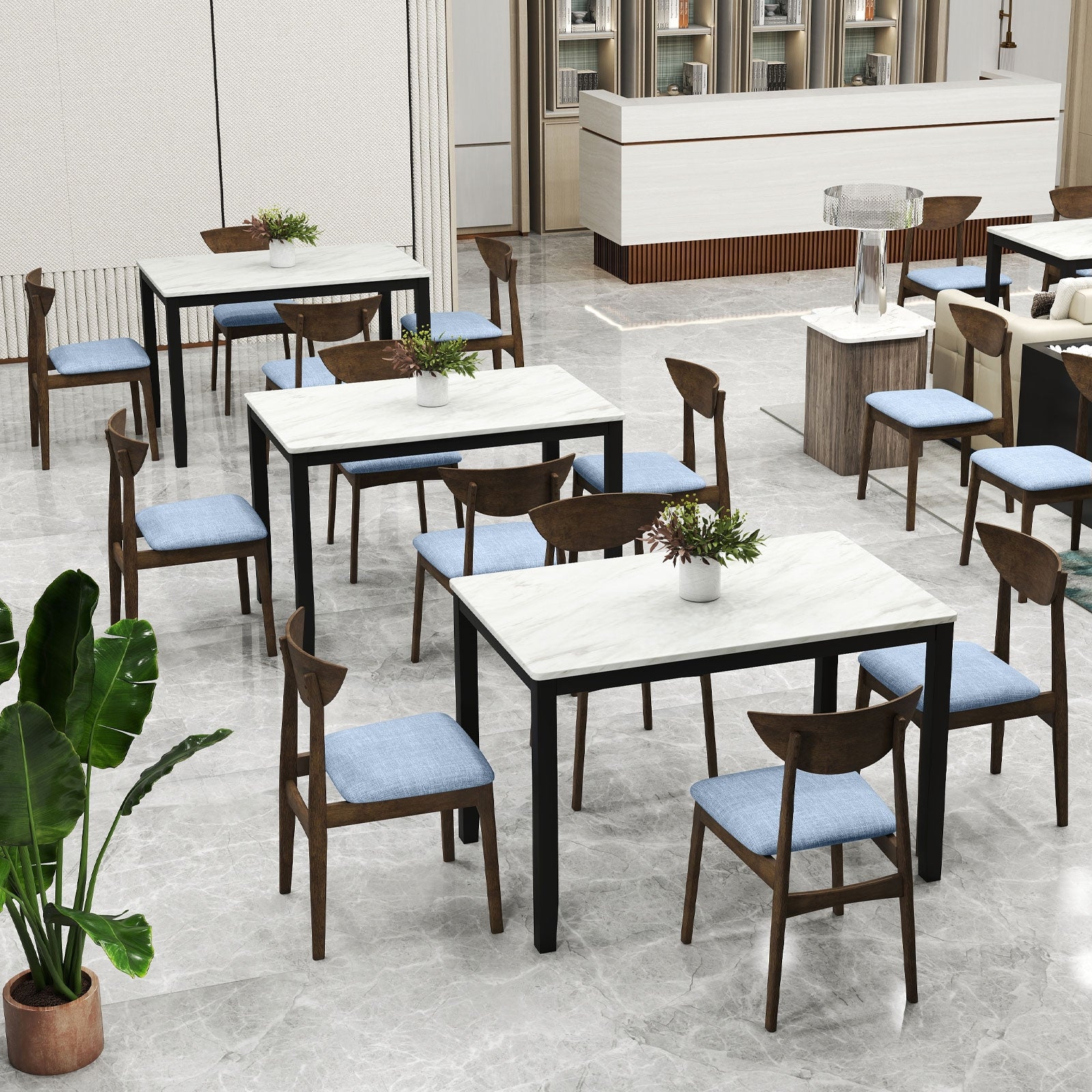 Wooden Dining Chair Set, Rubber Wood Leg, Brown Dining Chairs at Gallery Canada