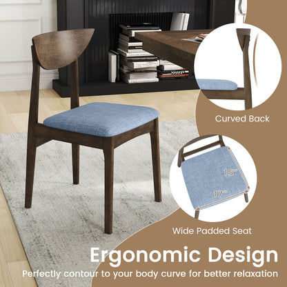 Wooden Dining Chair Set, Rubber Wood Leg, Brown Dining Chairs at Gallery Canada