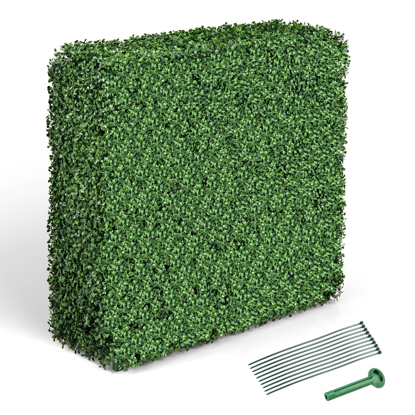 Faux Greenery Room Divider, Privacy Screen, Hedge Wall-S, Green Decorative Fencing & Flooring Green at Gallery Canada