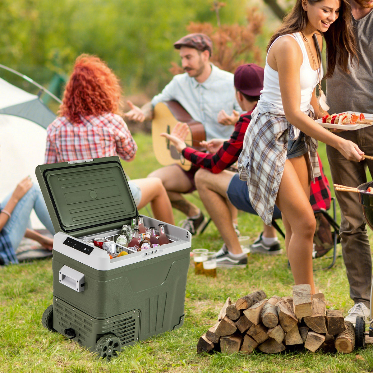 12 Volt Portable Car Refrigerator, 50L Adjustable Range Coolers at Gallery Canada