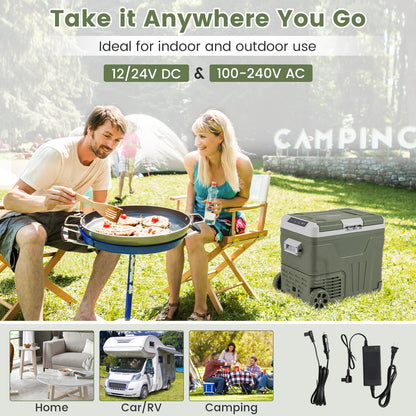 12 Volt Portable Car Refrigerator, 50L Adjustable Range Coolers at Gallery Canada
