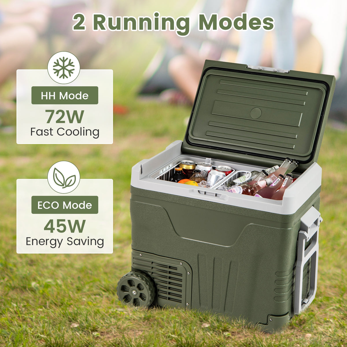 12 Volt Portable Car Refrigerator, 50L Adjustable Range Coolers at Gallery Canada