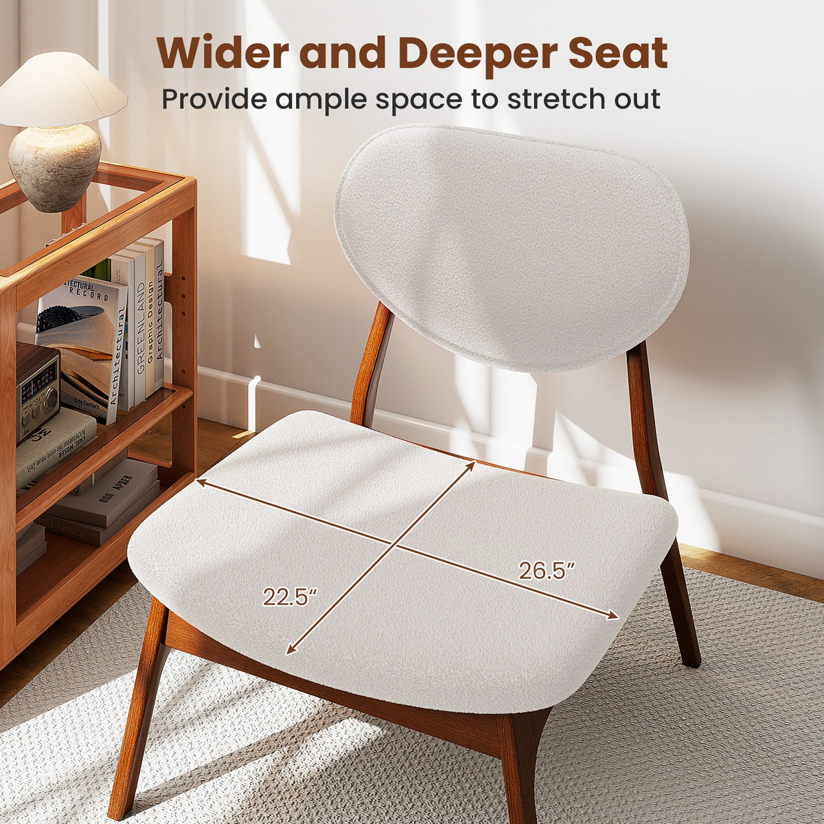 Accent Chairs Set Of 2 With Side Table, Solid Wood Frame, Beige Accent Chairs at Gallery Canada