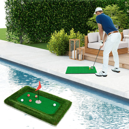 37.5 x 25.5 Inch Floating Golf Green, Pool Chipping Mat, Green Golf at Gallery Canada