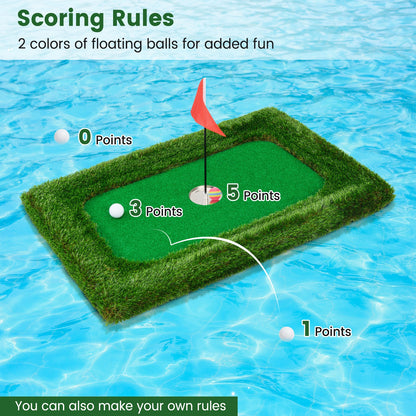 37.5 x 25.5 Inch Floating Golf Green, Pool Chipping Mat, Green Golf at Gallery Canada
