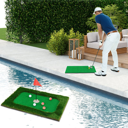 Floating Golf Green For Pool, 6 Golf Balls And Flag, Green Golf at Gallery Canada