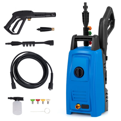 1900 PSI 1.8 GPM Electric Pressure Washer, 4 Quick Connect Nozzles, Blue Washing Machines at Gallery Canada