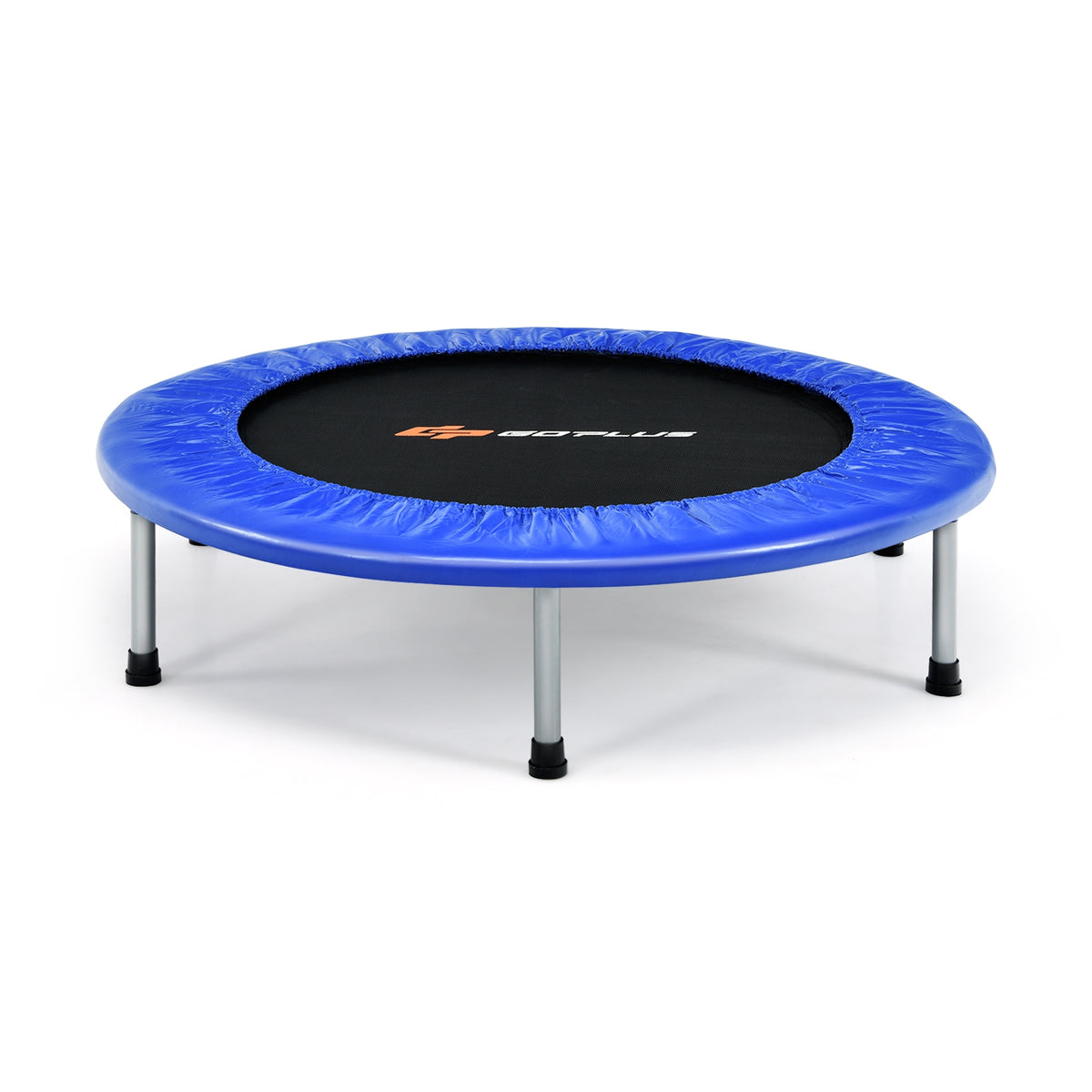 36 Inch Mini Folding Trampoline, Portable Fitness Rebounder, Blue Trampolines Blue at Gallery Canada
