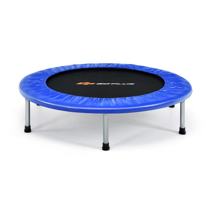 36 Inch Mini Folding Trampoline, Portable Fitness Rebounder, Blue Trampolines Blue at Gallery Canada