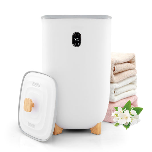 40L Towel Warmer Bucket, 2 Heating Temperatures, White Dryers White at Gallery Canada