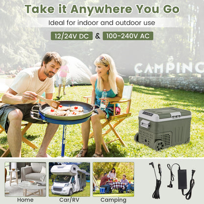 12 Volt Car Refrigerator, Portable Car Fridge, Adjustable Range, 35L Coolers at Gallery Canada