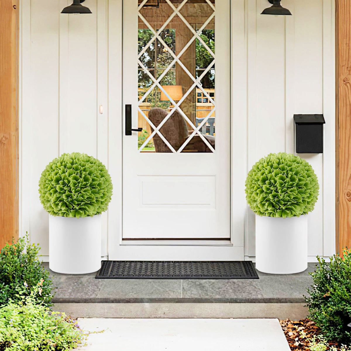 Artificial Plant Topiary Balls, Faux Boxwood, Green Faux Plants at Gallery Canada