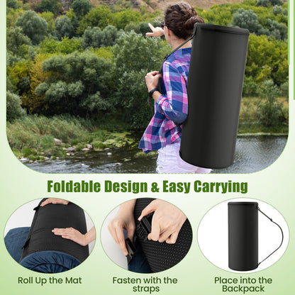Foldable Camping Mattress, High Density Foam Cushion, Anti-Slip Bottom, Navy Air Mattresses & Sleeping Bags at Gallery Canada