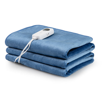 Electric Heated Mattress Pad, 5 Heating Levels, Blue Bedroom Blue at Gallery Canada