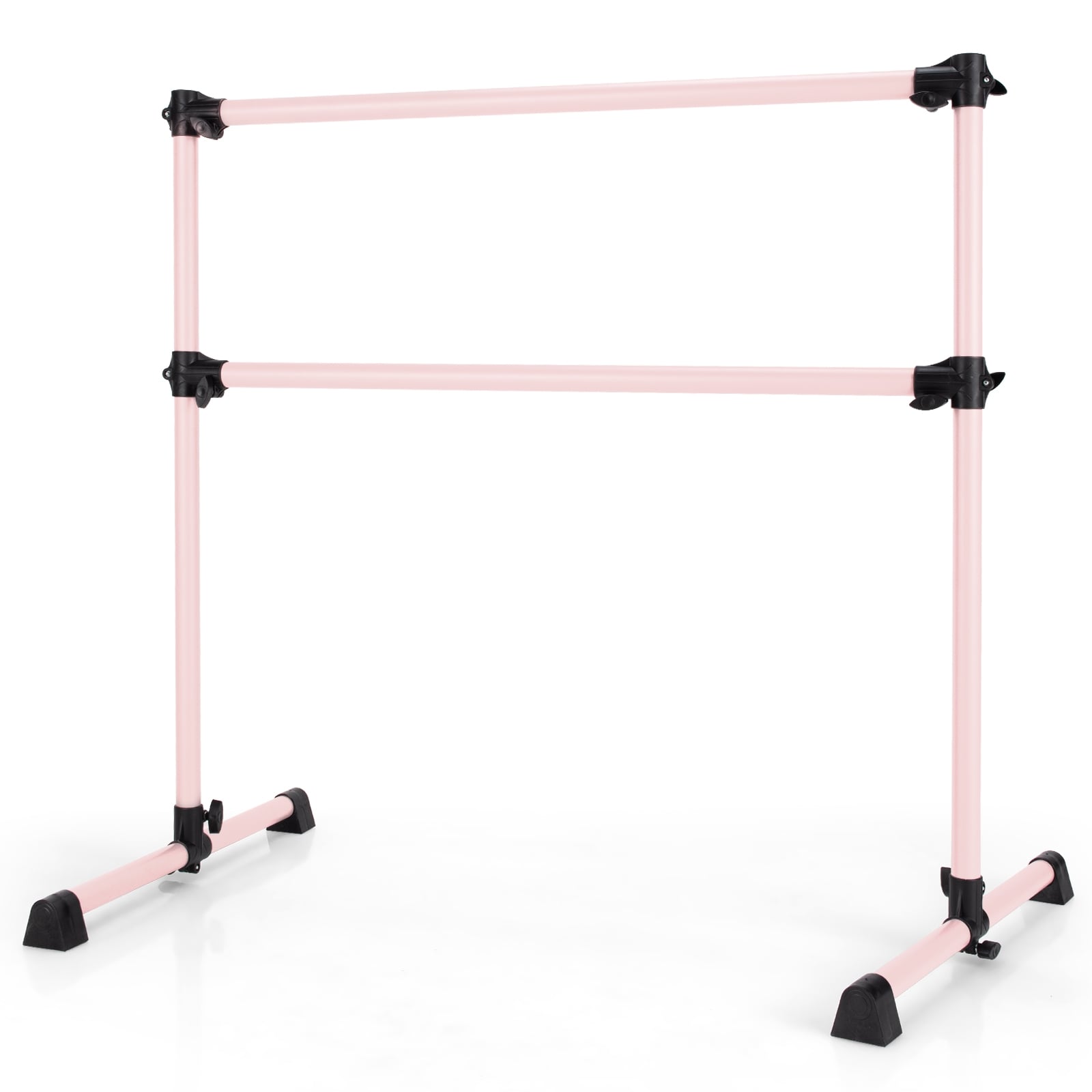 4 Feet Ballet Barre, Adjustable Height, Pink Yoga Accessories Pink at Gallery Canada
