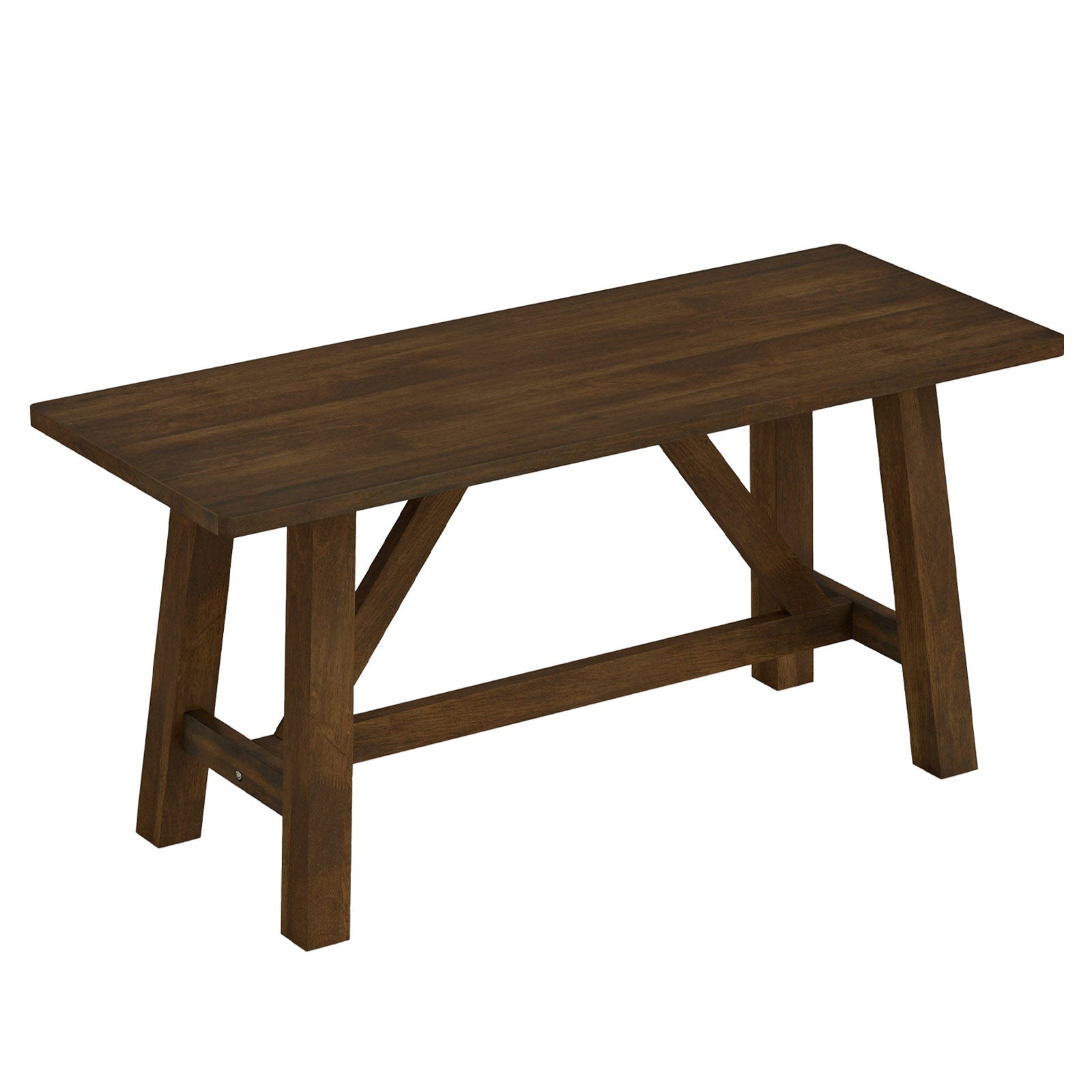 Wooden Entryway Bench, Farmhouse Dining Bench, 400 LBS Weight Capacity, Brown Shoe Racks & Storage Benches at Gallery Canada