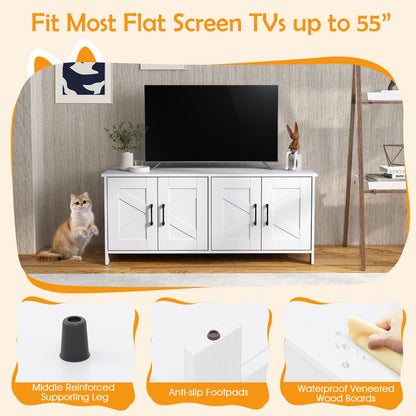 Cat Litter Box Enclosure For 2 Cats, White Cat Houses at Gallery Canada