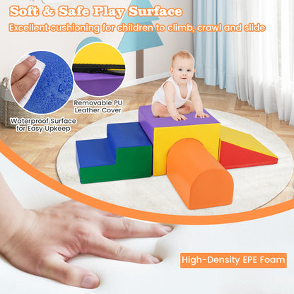 Infant Foam Block Play Set, Orange Climbers & Slides at Gallery Canada