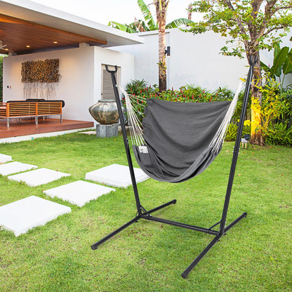 Hammock Chair With Stand, Adjustable Height, Gray Hammocks at Gallery Canada