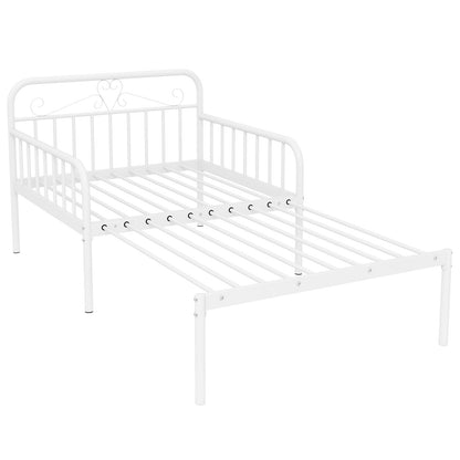 Extendable Metal Daybed To Twin Size Bed, White Bunk Bed Frame at Gallery Canada
