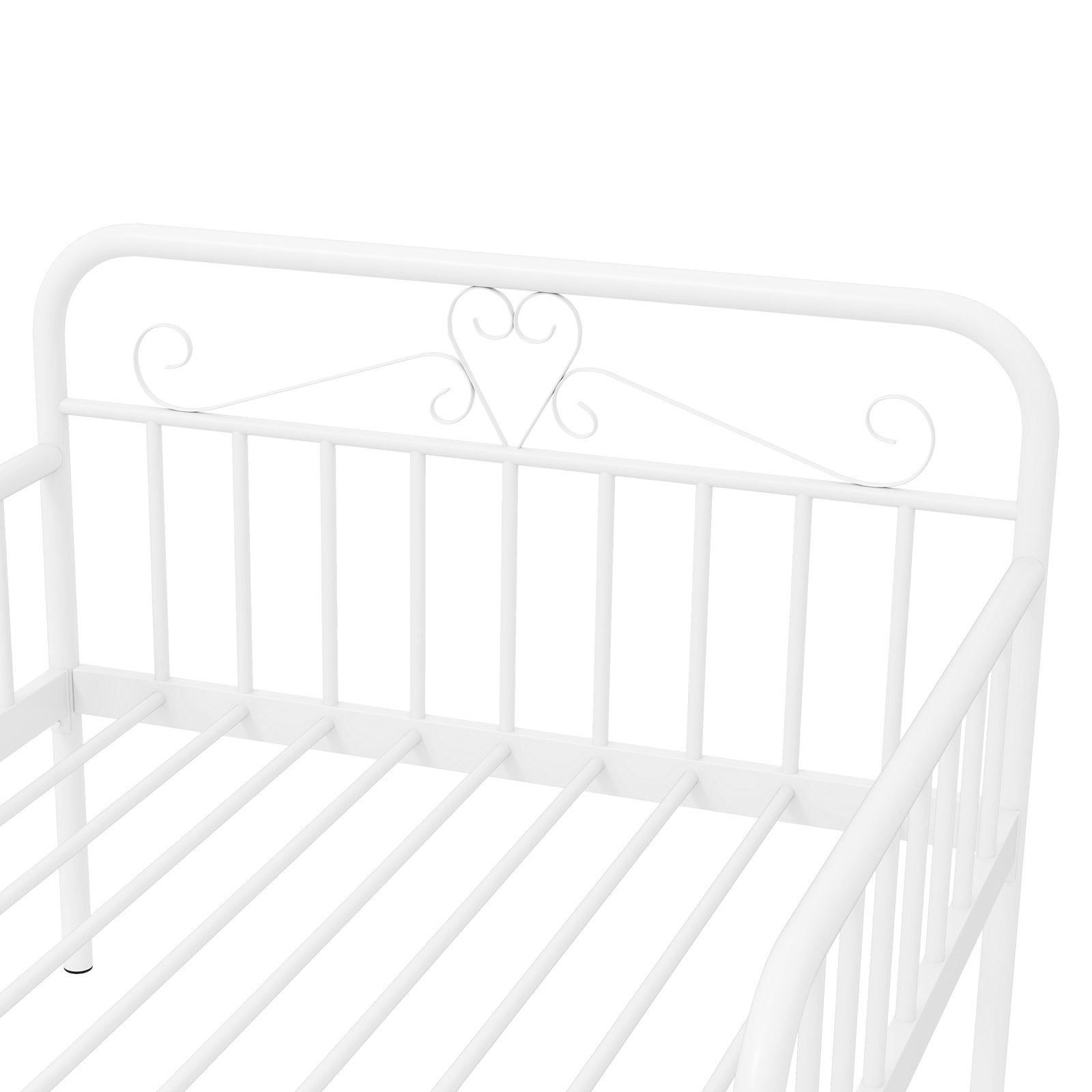 Extendable Metal Daybed To Twin Size Bed, White Bunk Bed Frame at Gallery Canada