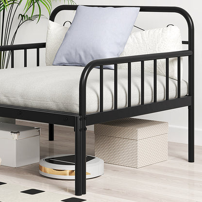 Extendable Metal Daybed To Twin Size, With Guardrails And Armrests, Black Bunk Bed Frame at Gallery Canada