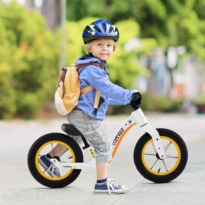 12-Inch Balance Bike, Adjustable Seat, Rotatable Handlebar, White Balance Bikes at Gallery Canada