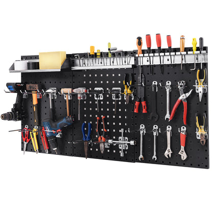 Wall Mounted Pegboard Kit, 3 Pegboards, Garage Workshop, Black Garages at Gallery Canada