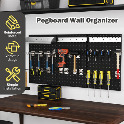 Wall Mounted Pegboard Kit, 3 Pegboards, Garage Workshop, Black Garages at Gallery Canada