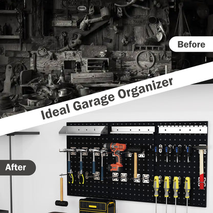 Wall Mounted Pegboard Kit, 3 Pegboards, Garage Workshop, Black Garages at Gallery Canada