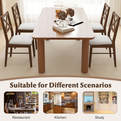 Upholstered Side Dining Chairs, Set of 2, Brown Dining Chairs at Gallery Canada